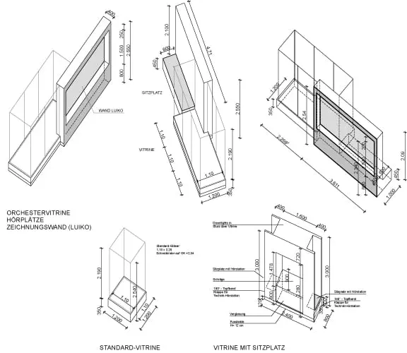 Isometrien Einbauten