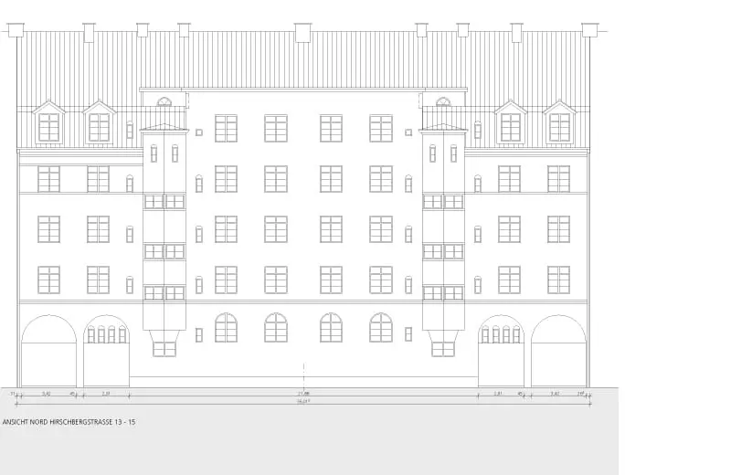 Ansicht Nord Straßenseite